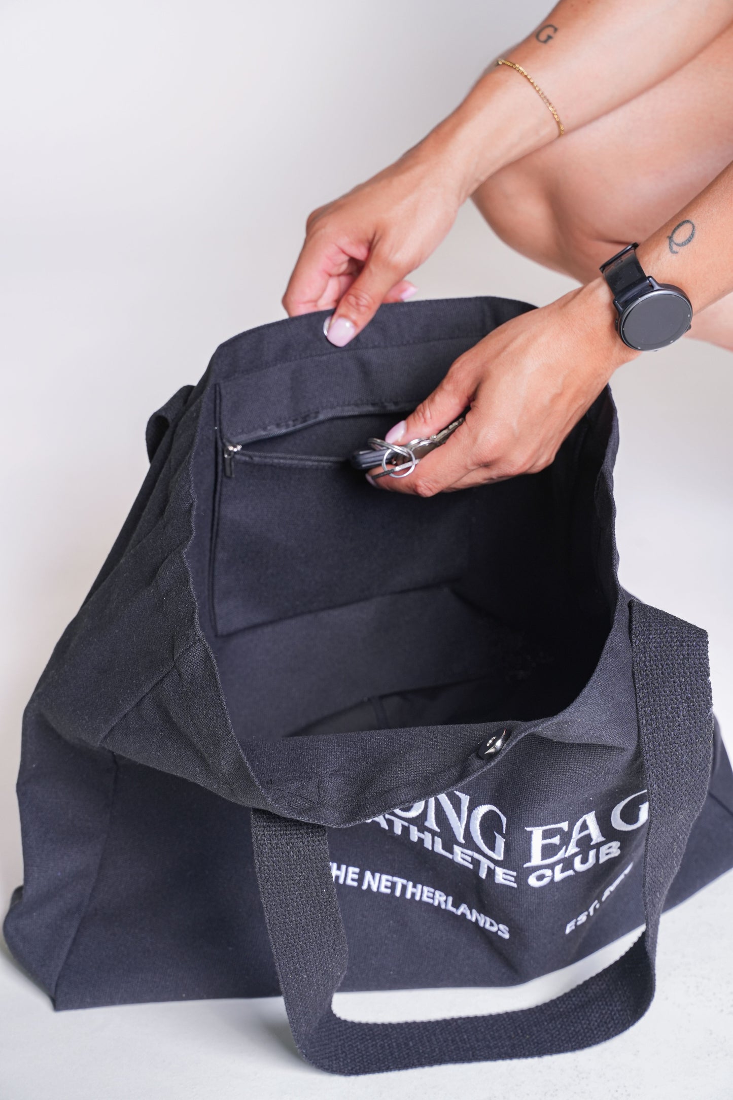Strong Eagle Athlete Club - Tote Bag - Black