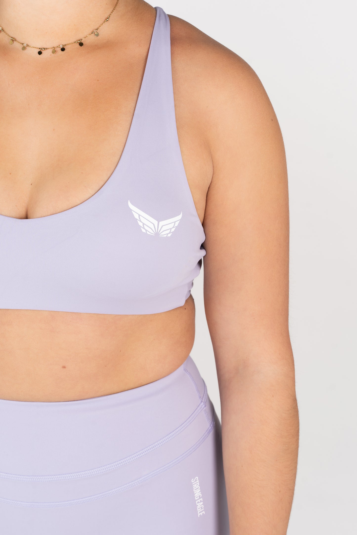 Strive Crossed Bra - Lavender Purple