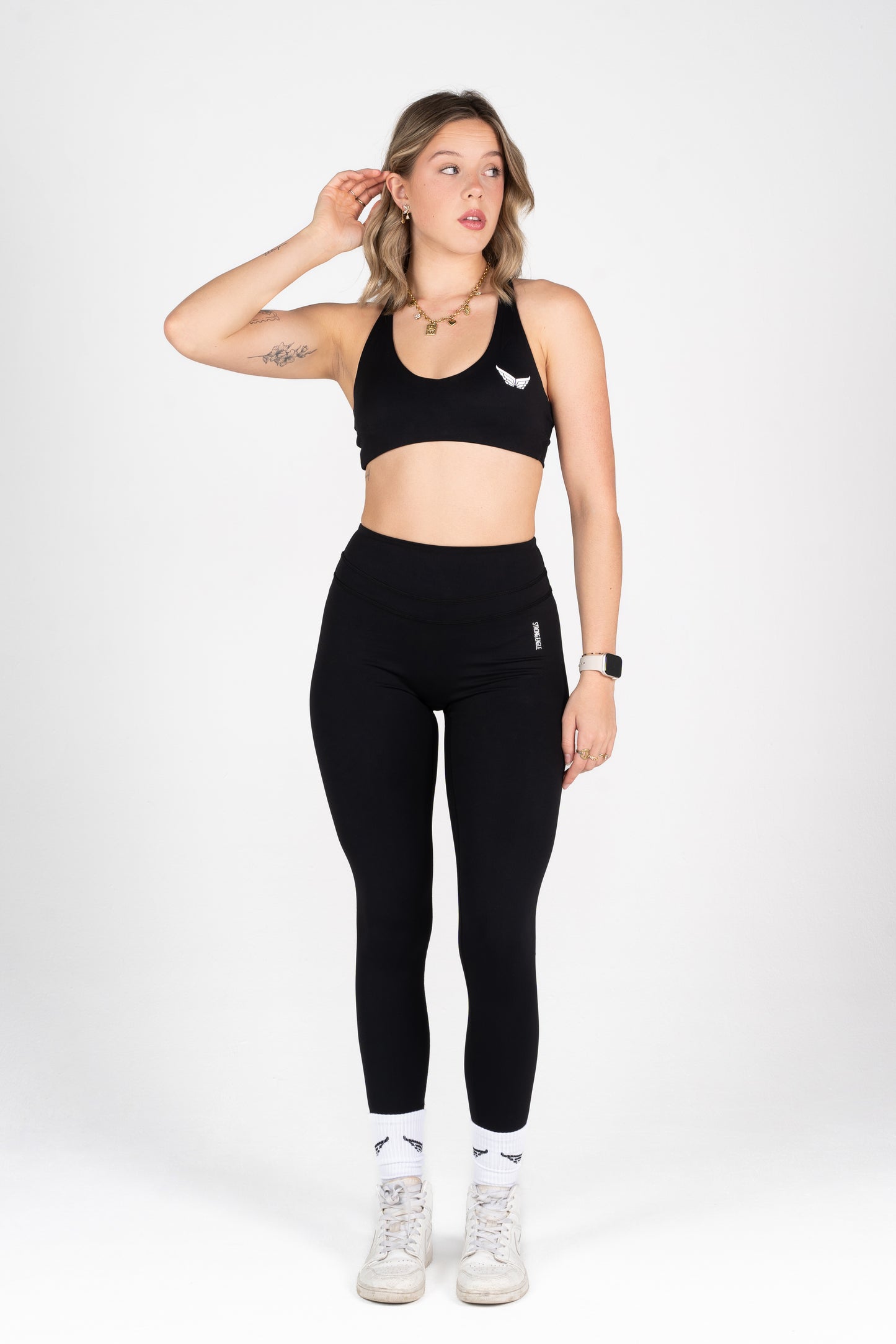 Strive Legging - Charcoal Black
