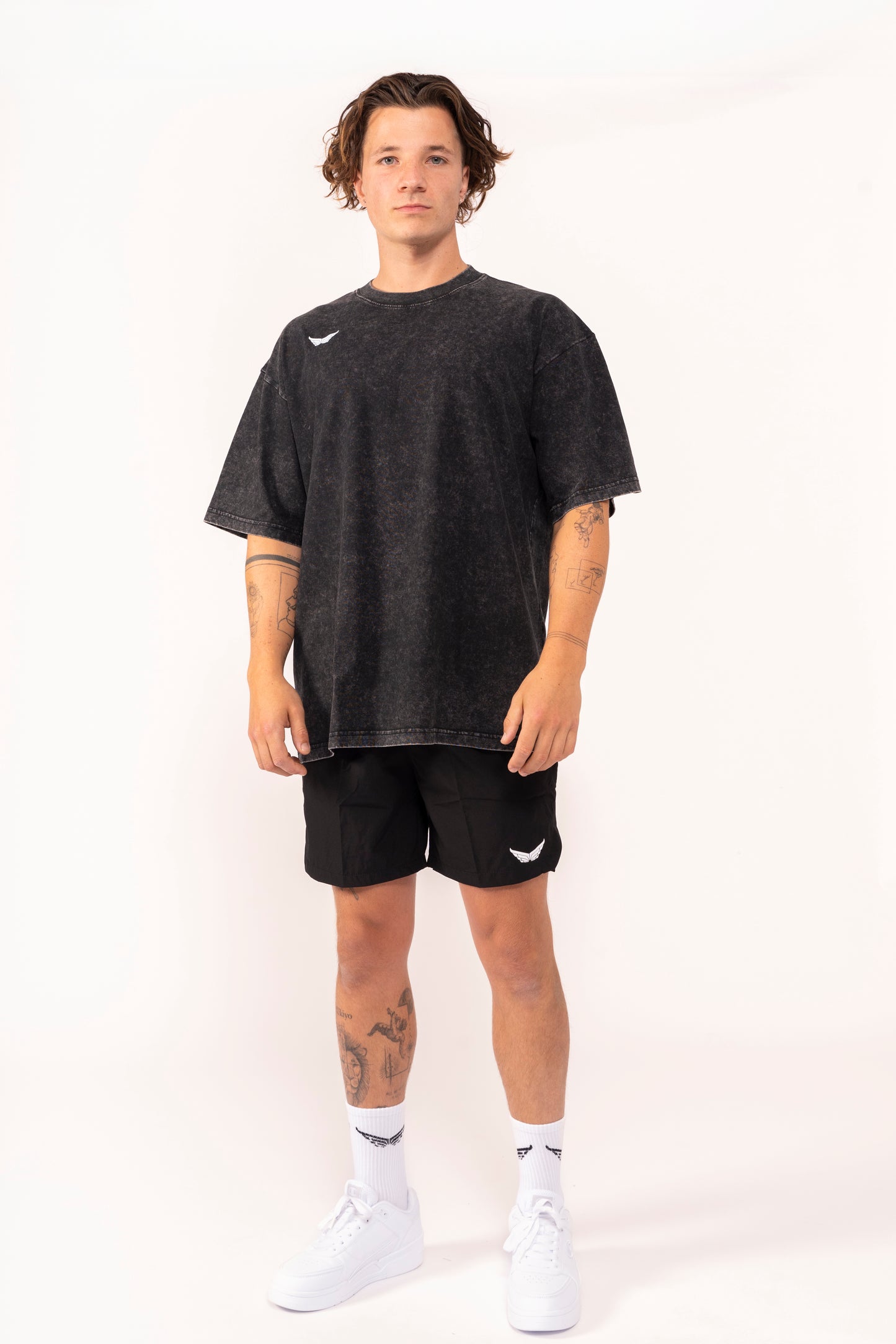Eagle Graphic T-Shirt - Washed Black