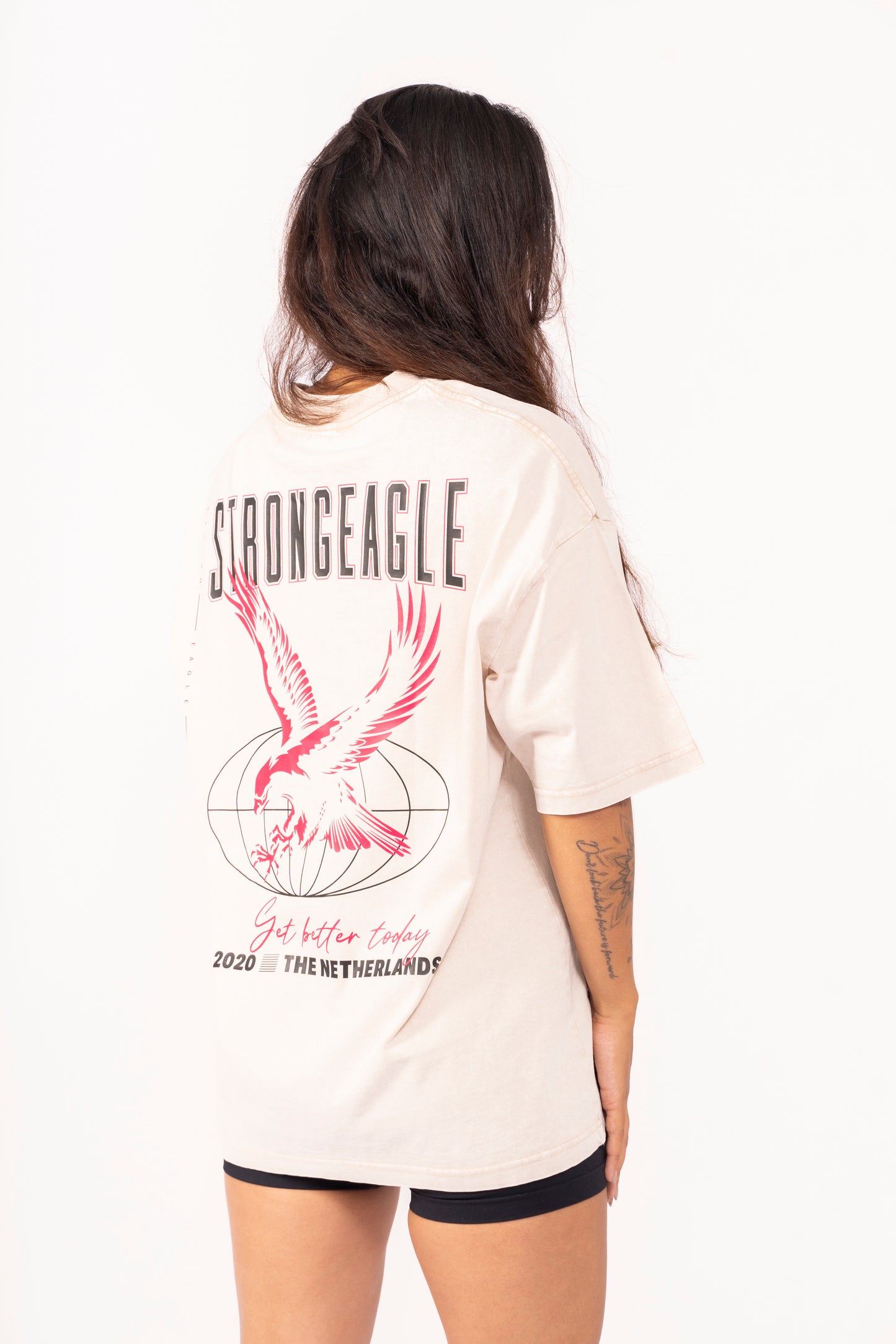 Eagle Graphic T-Shirt - Washed Ecru