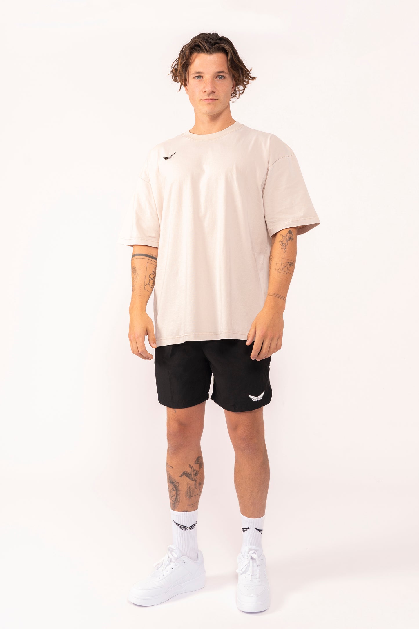 Eagle Graphic T-Shirt - Washed Ecru