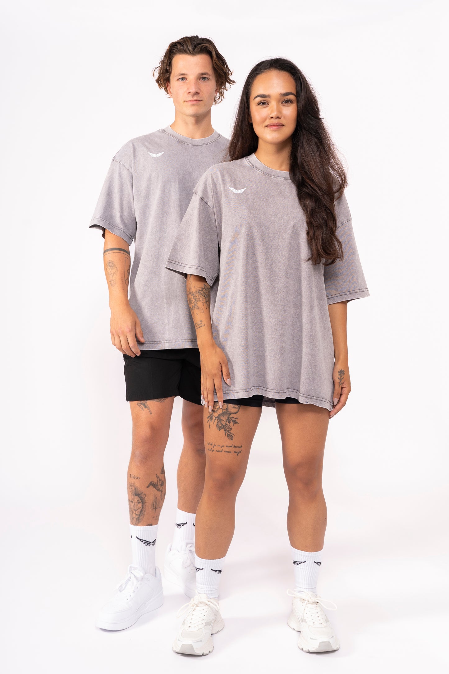 Eagle Graphic T-Shirt - Washed Grey