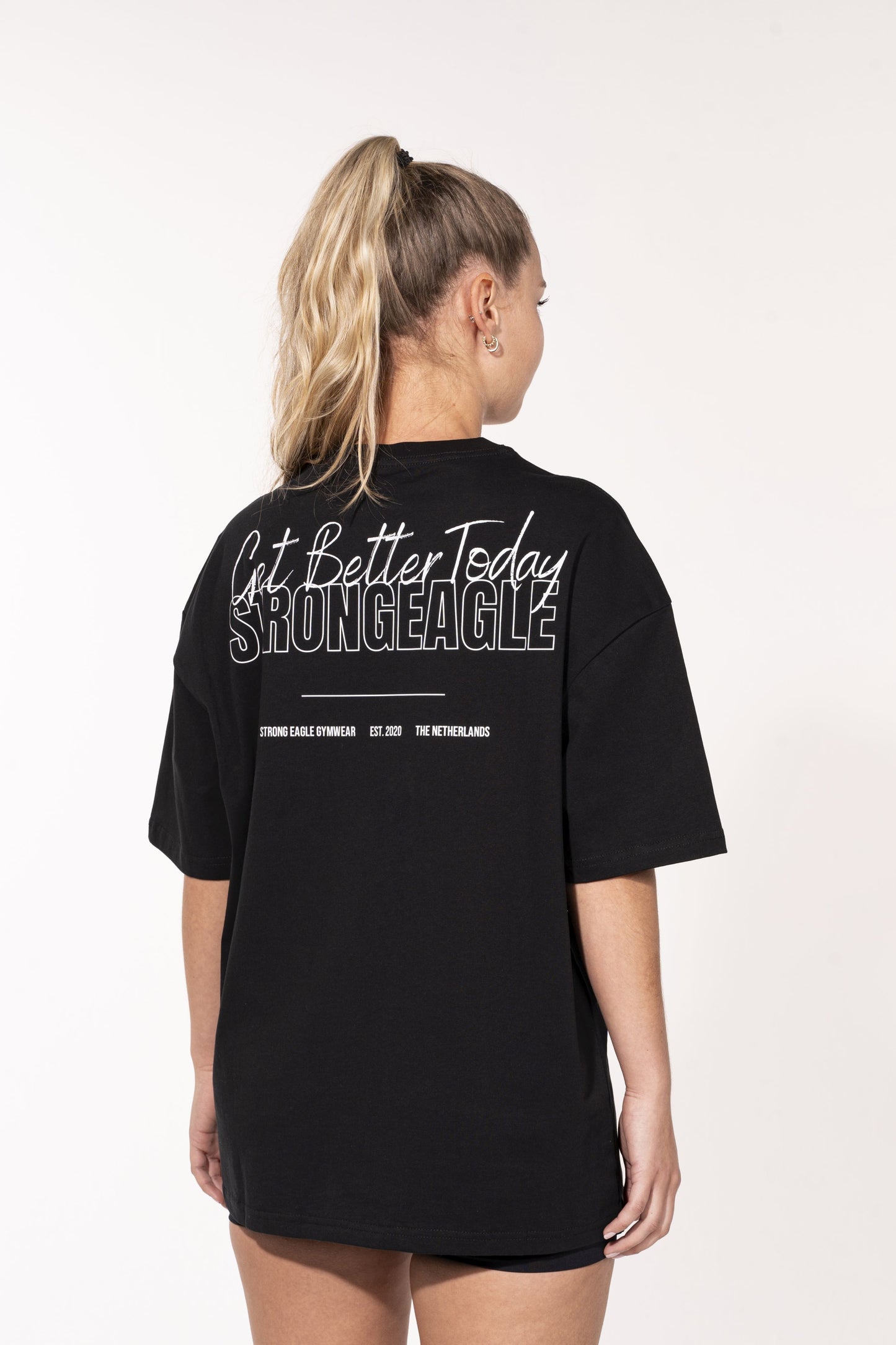 GBT Oversized T-Shirt - DEEP BLACK