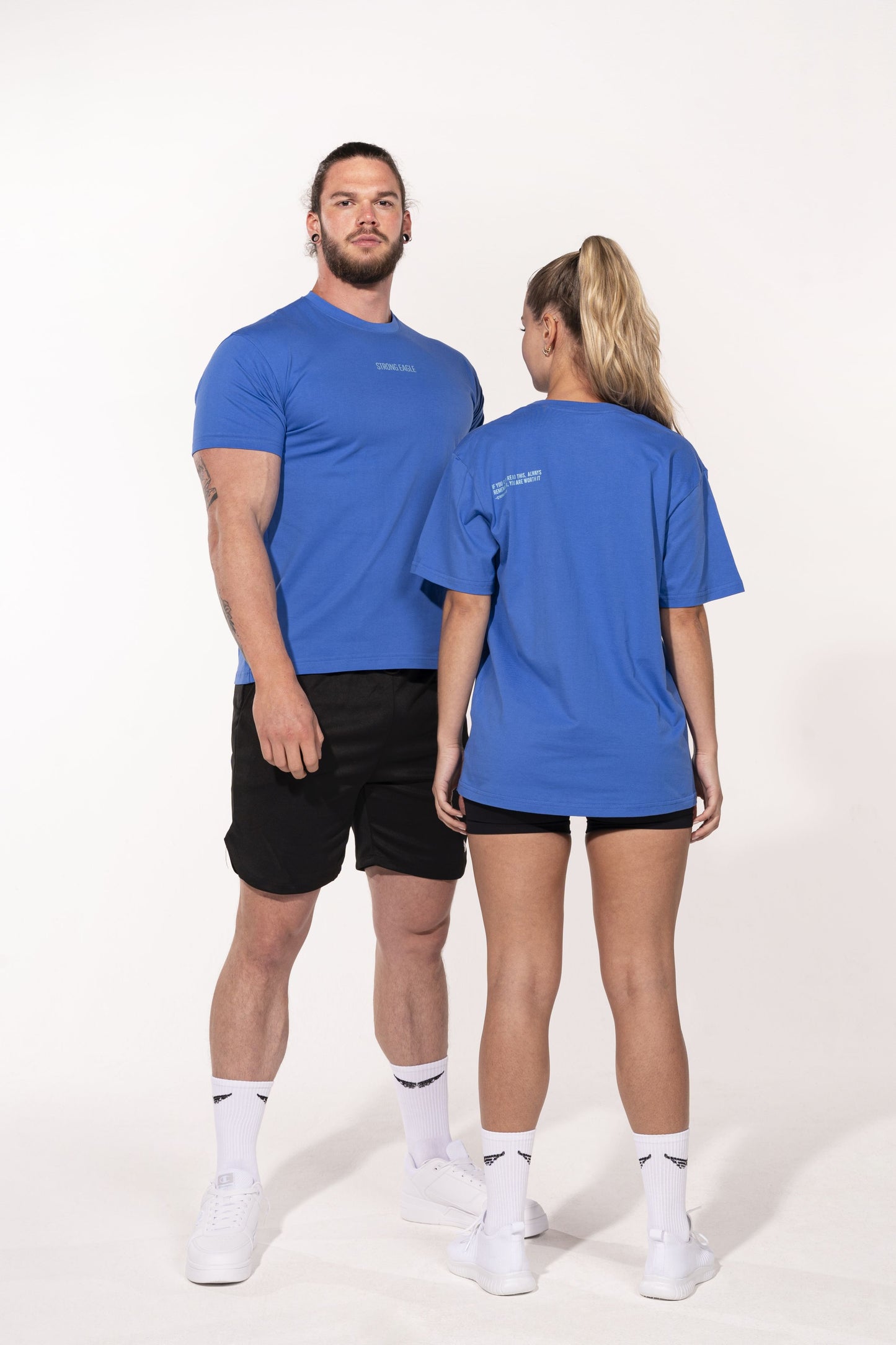 Oversized T-Shirt - COBALT BLUE