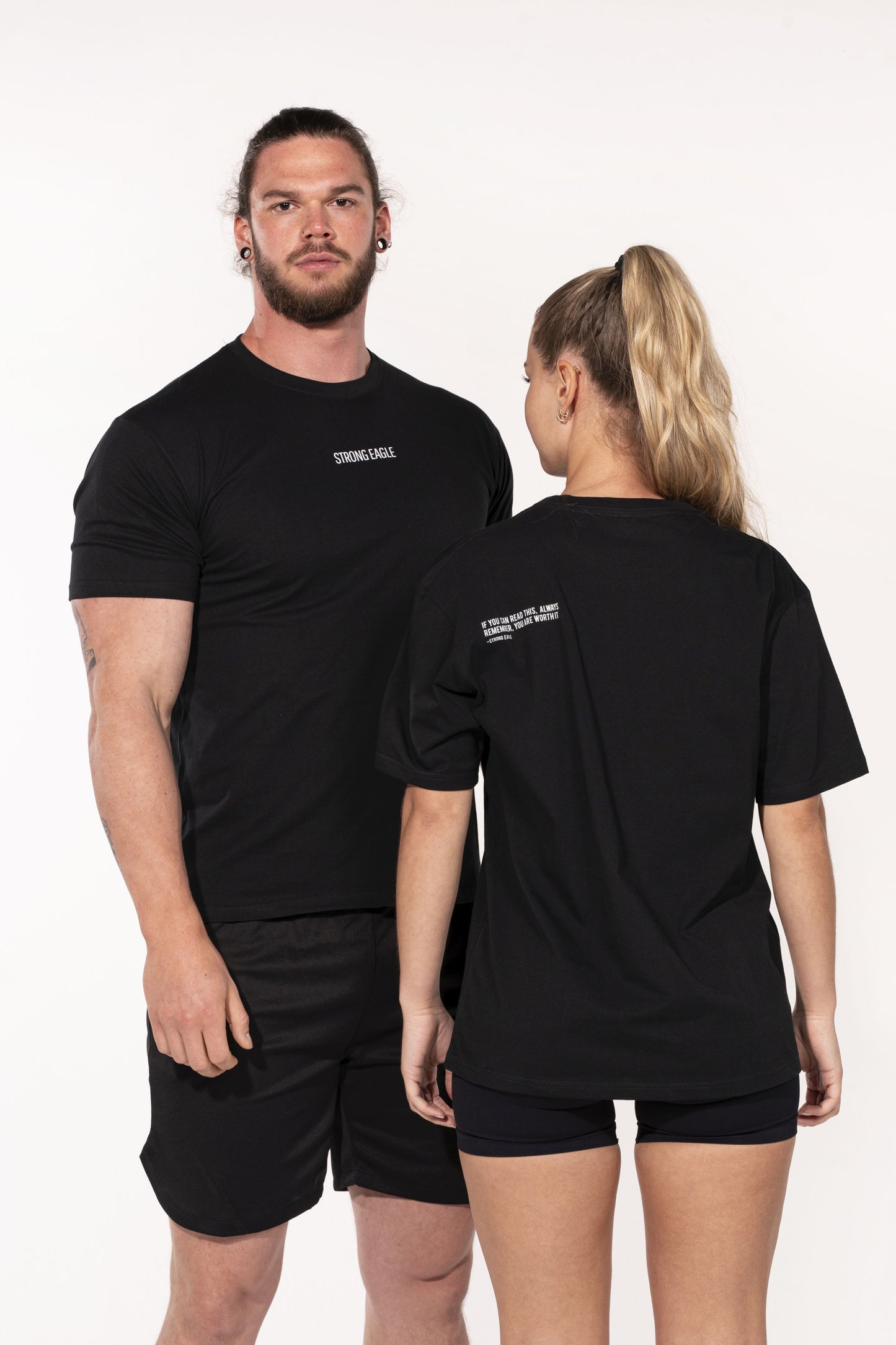 Oversized T-Shirt - DEEP BLACK