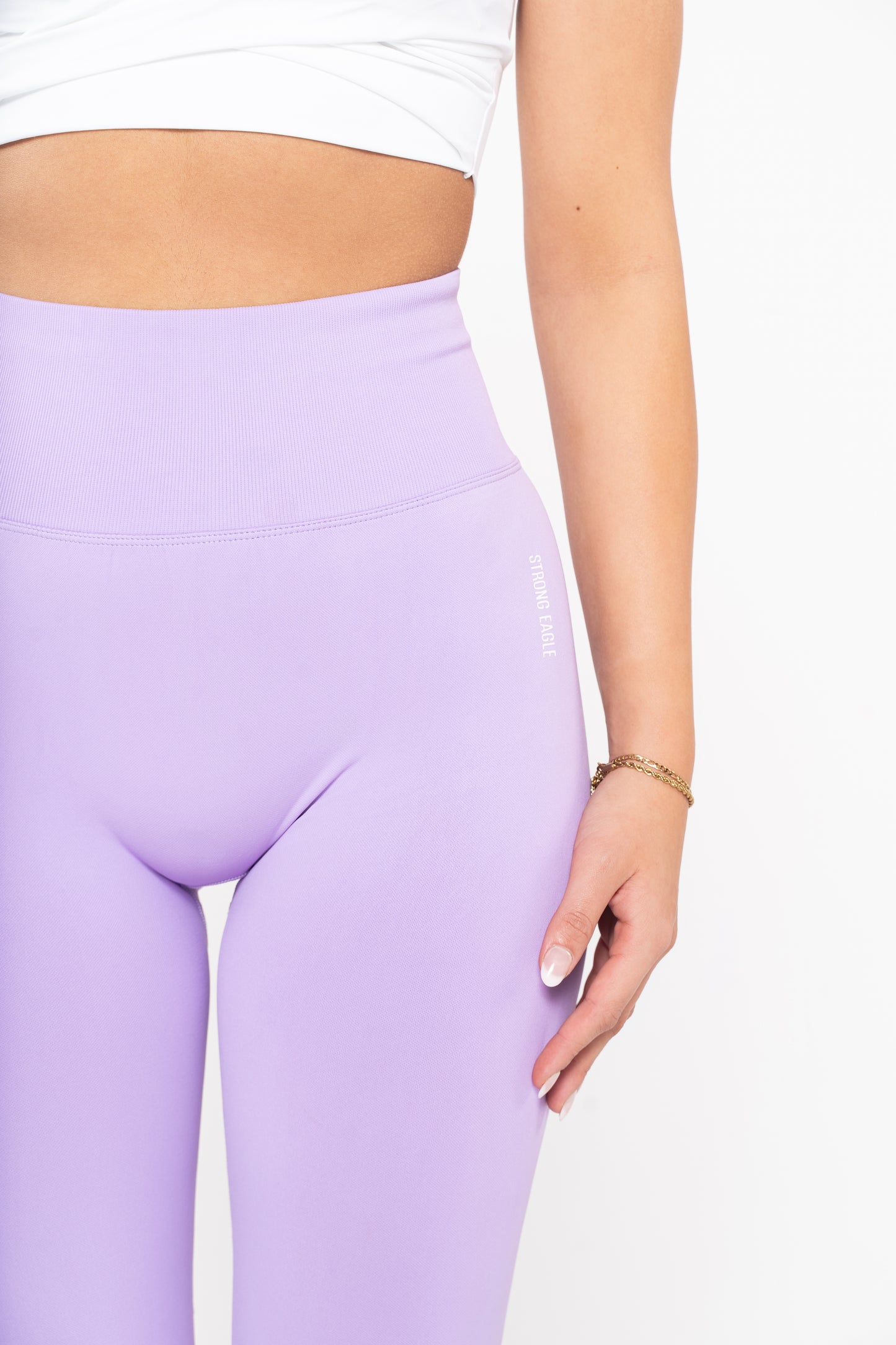 Pastel Legging - PURPLE DAISEY
