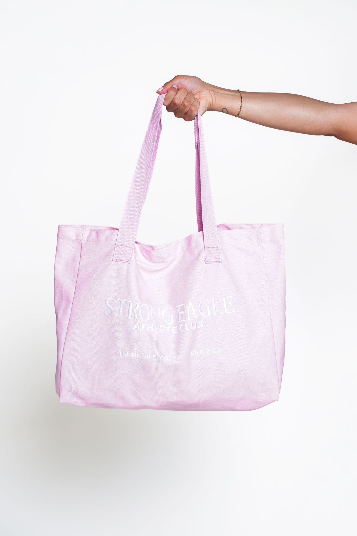Strong Eagle Athlete Club - Tote Bag - Baby Pink