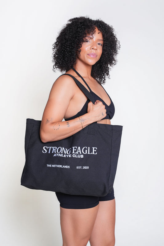 Strong Eagle Athlete Club - Tote Bag - Black