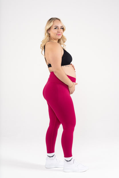 Pastel Legging - CHERRY RED