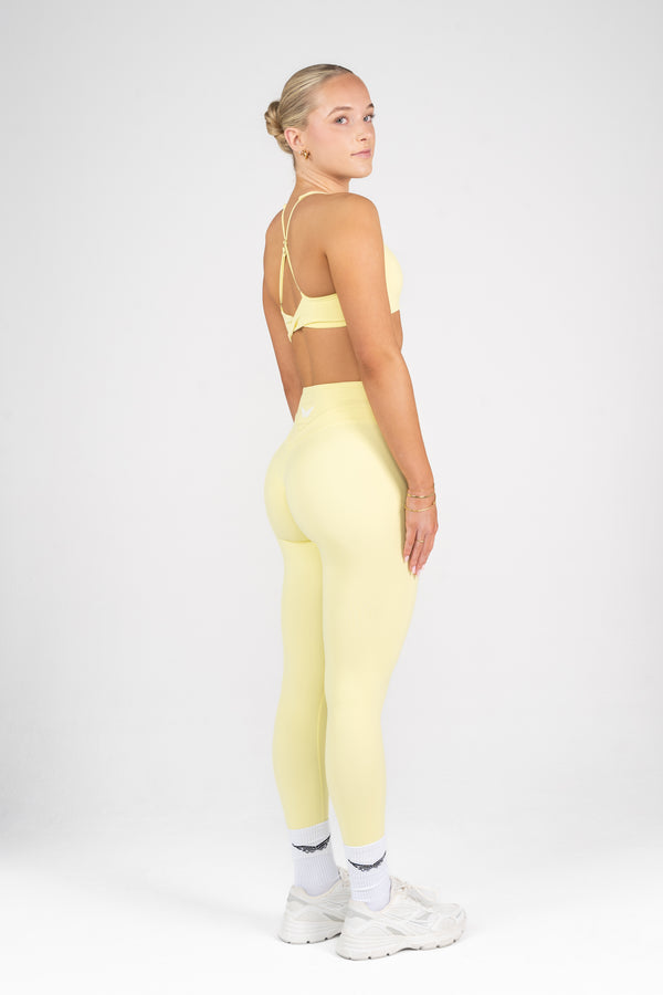 Strive Crossed Bra - Butter Yellow