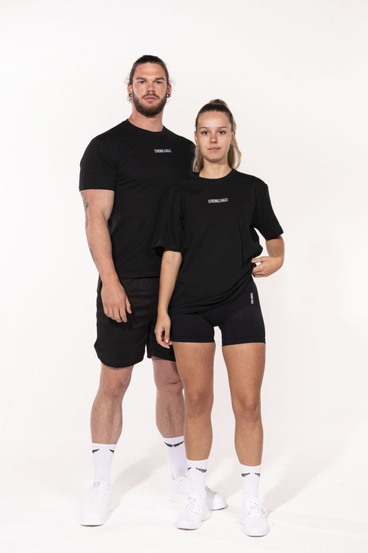 Oversized T-Shirt - DEEP BLACK