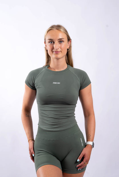Motion Shortsleeve - Khaki Green