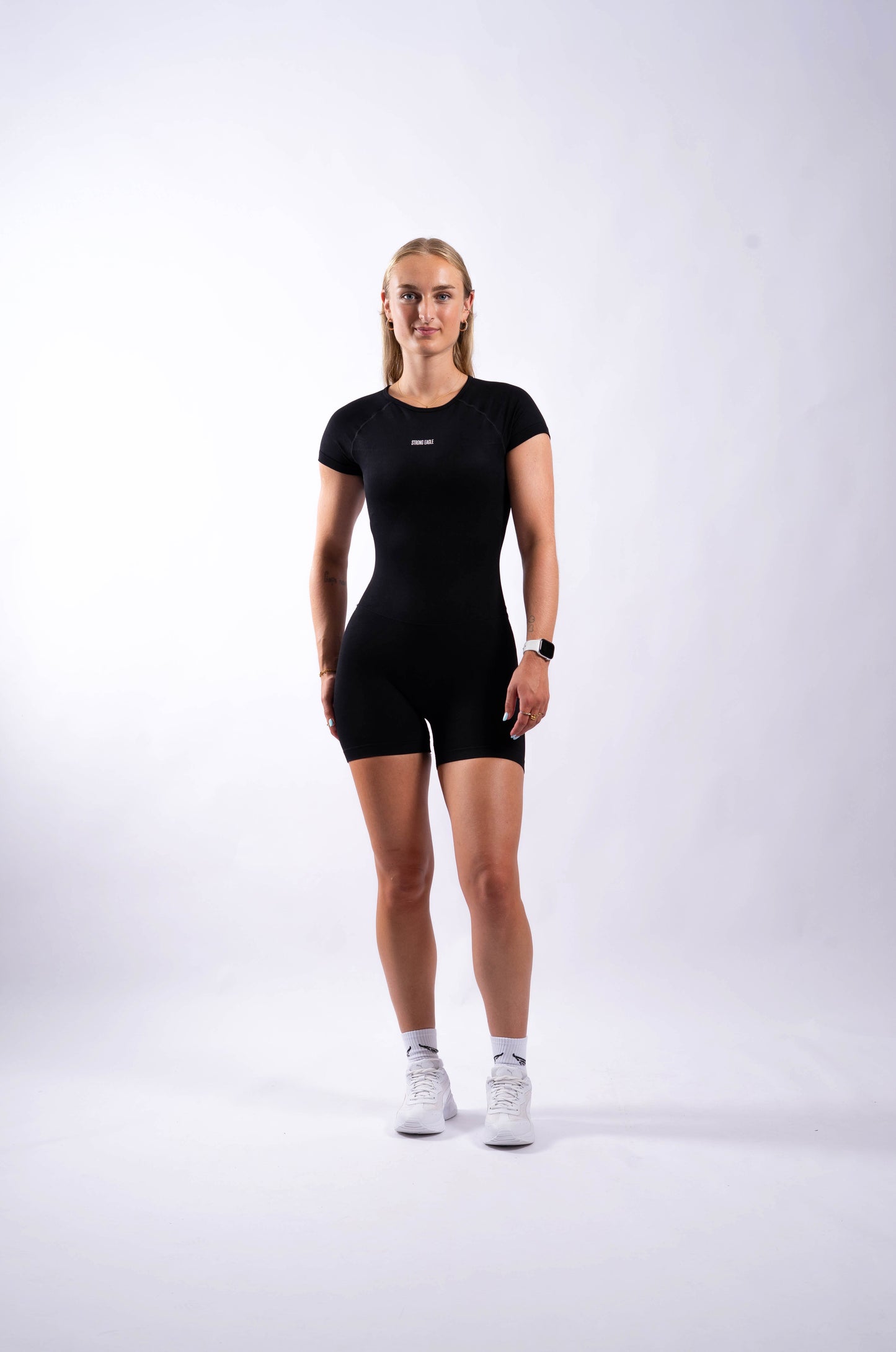 Sculpt One Piece - Shortsleeve - Midnight Black