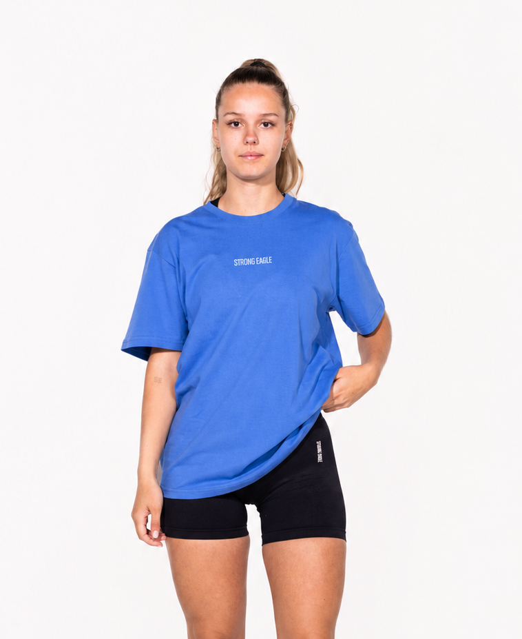 Oversized T-Shirt - COBALT BLUE