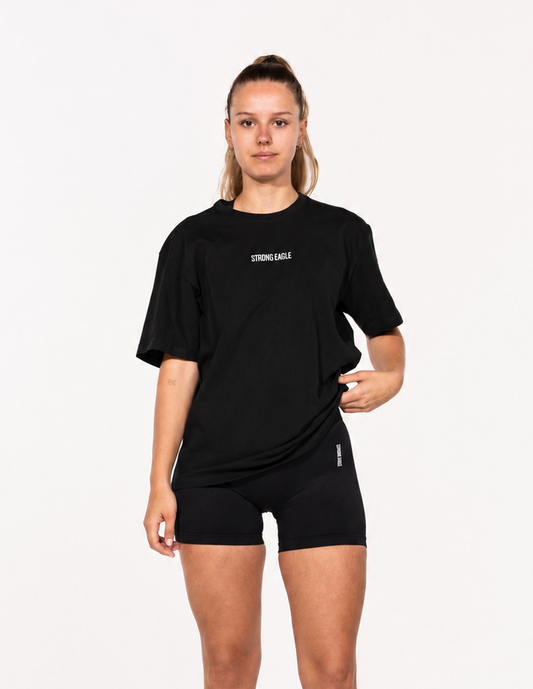 Oversized T-Shirt - DEEP BLACK