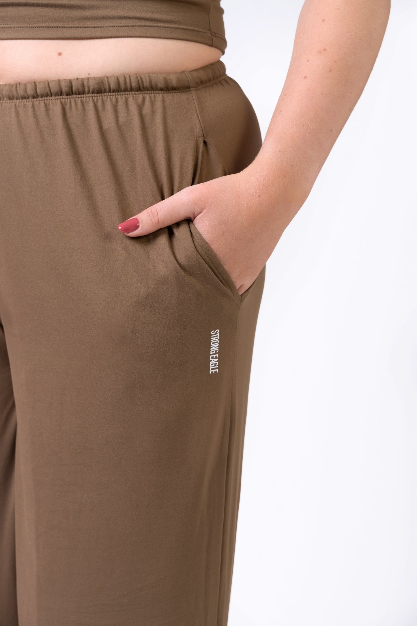 Flow Straight Leg Pants - Honey Brown