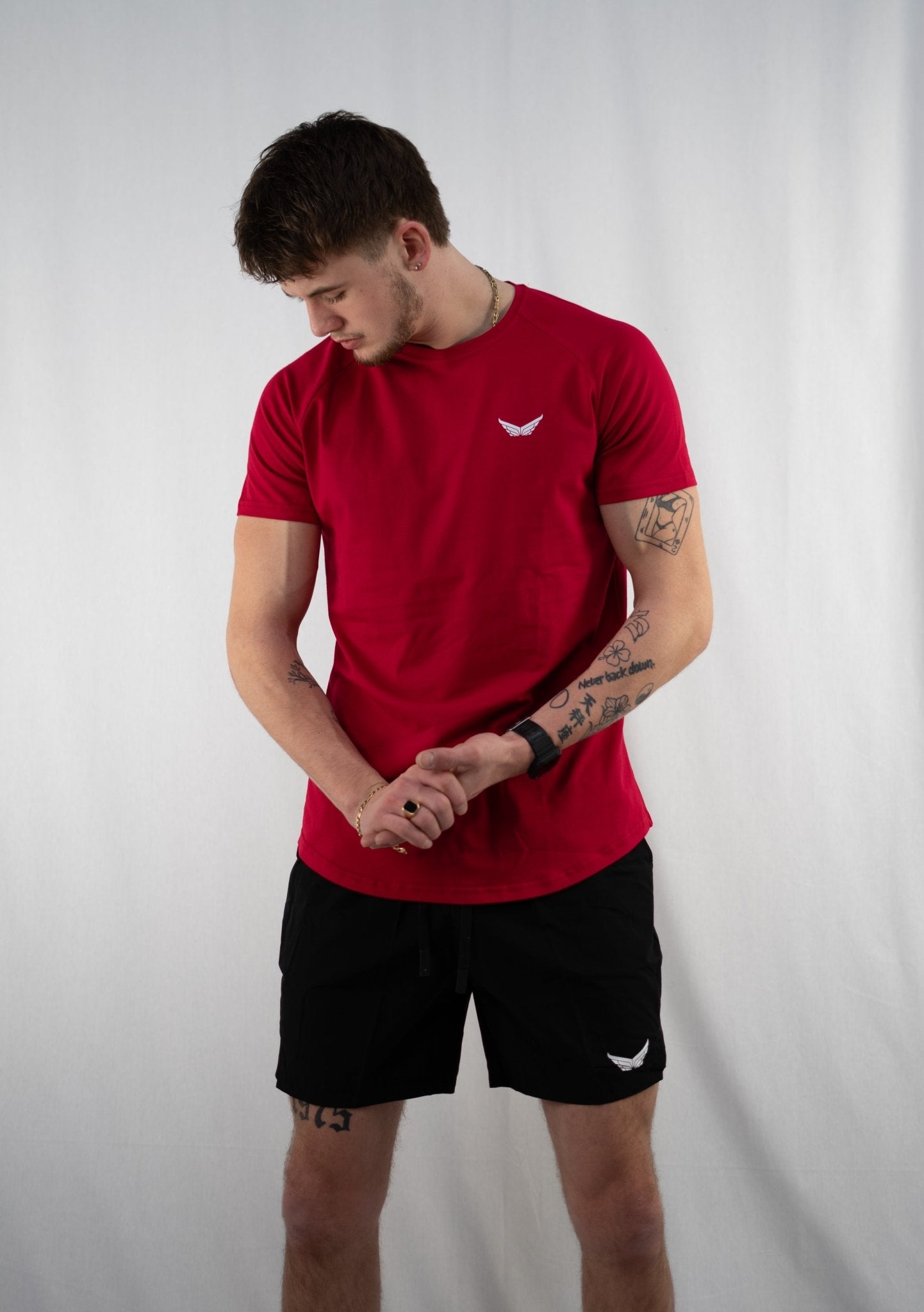 Eclipse Muscle Fit T-Shirt - RED