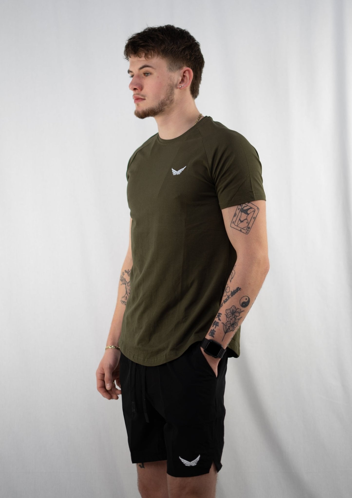 Eclipse Muscle Fit T-Shirt - GREEN