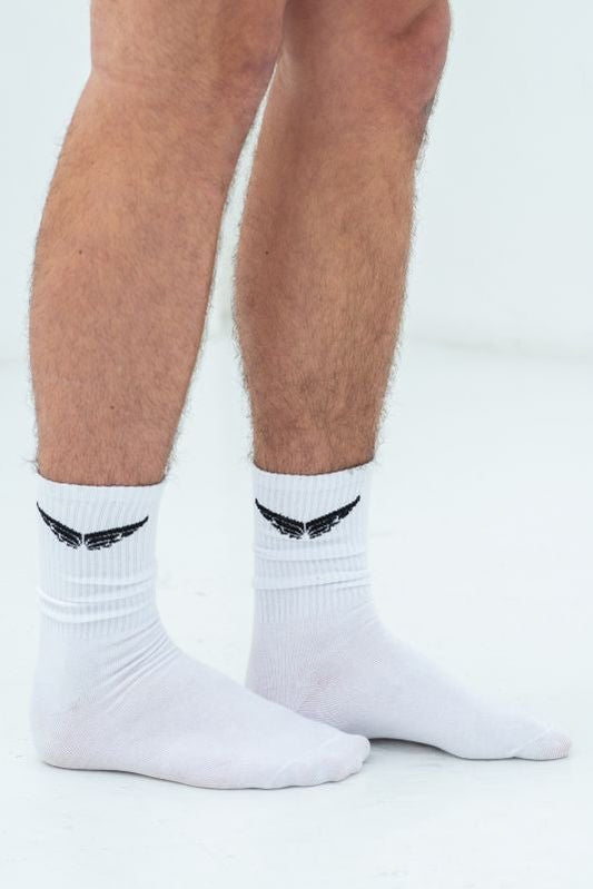 Sports Socks Men - WHITE — 42-48
