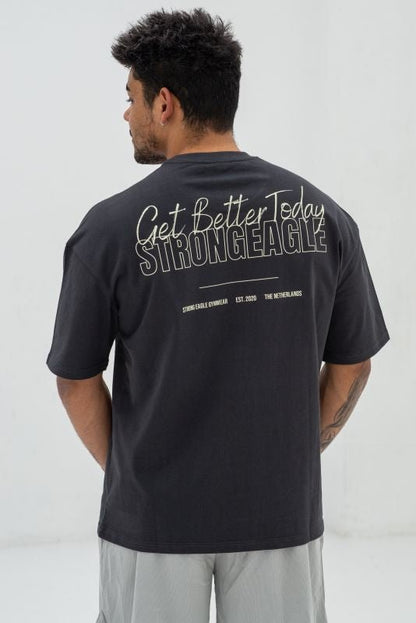 GBT Oversized T-Shirt - STONE GRAY